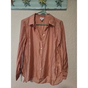 Bailey 44 Pink Sequin Button Down